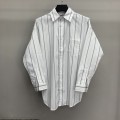 「#2218」Balenciaga striped long-sleeved shirt