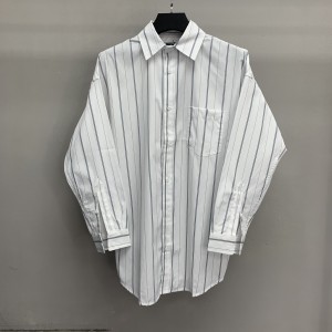 「#2218」Balenciaga striped long-sleeved shirt