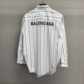 「#2218」Balenciaga striped long-sleeved shirt