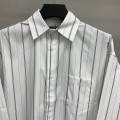 「#2218」Balenciaga striped long-sleeved shirt