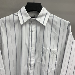 「#2218」Balenciaga striped long-sleeved shirt