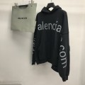 「#2225」Balenciaga lettered hooded sweatshirt