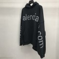 「#2225」Balenciaga lettered hooded sweatshirt