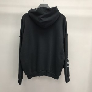 「#2225」Balenciaga lettered hooded sweatshirt