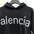 「#2225」Balenciaga lettered hooded sweatshirt