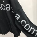 「#2225」Balenciaga lettered hooded sweatshirt