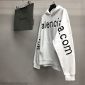 「#2226」Balenciaga lettered hooded sweatshirt