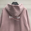 「#2230」Balenciaga Polar Fleece Coke Hooded Sweatshirt