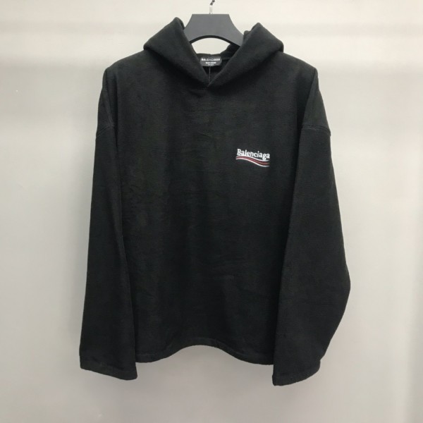 「#2231」Balenciaga Polar Fleece Coke Hooded Sweatshirt