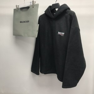 「#2231」Balenciaga Polar Fleece Coke Hooded Sweatshirt