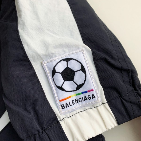 Balenciaga patchwork team jacket