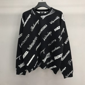 「#2236」Balenciaga letter sweater