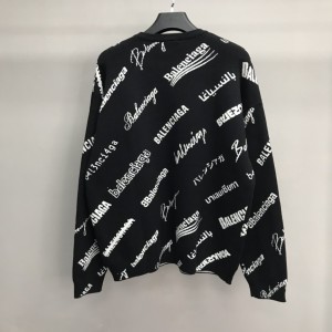 「#2236」Balenciaga letter sweater