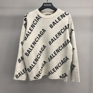 「#2238」Balenciaga letter sweater