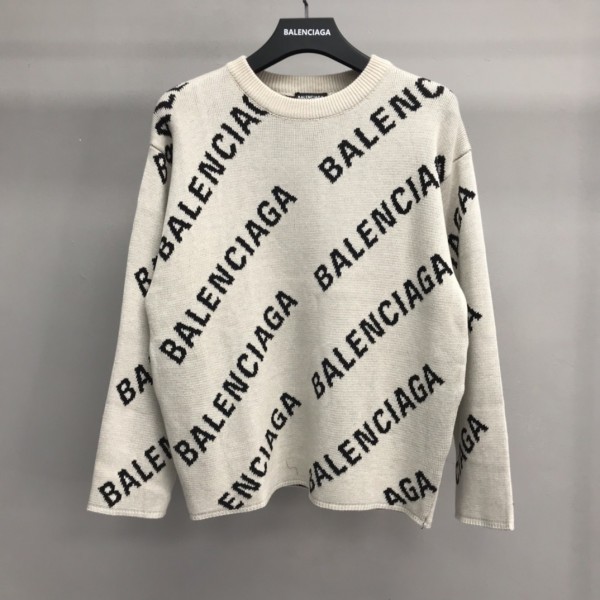「#2238」Balenciaga letter sweater