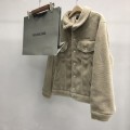 「#2240」Balenciaga lettered lambswool jacket