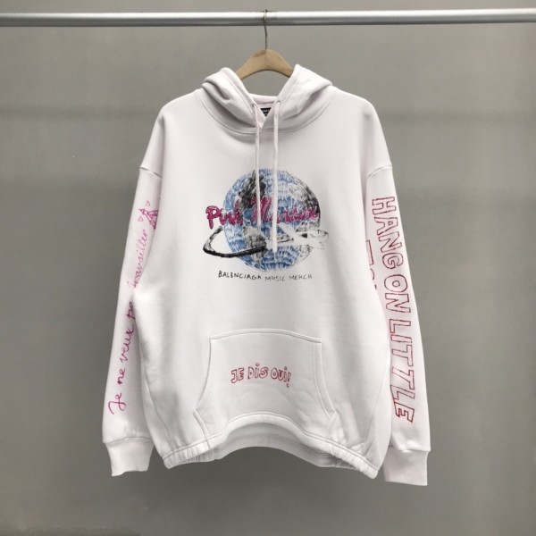 「#2248」Balenciaga printed hooded sweatshirt
