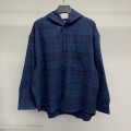 「#2283」Balenciaga plaid shirt hooded jacket