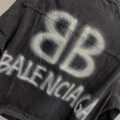 「#2287」Balenciaga BB letter denim jacket