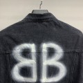 「#2287」Balenciaga BB letter denim jacket