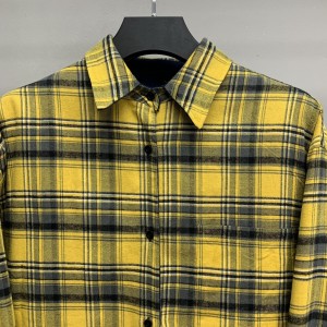 「#2290」Balenciaga reversible plaid shirt jacket