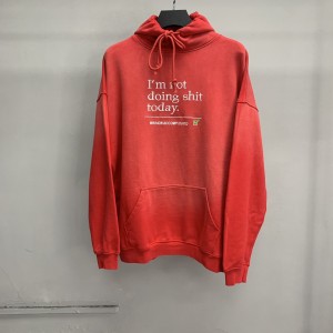 「#2298」Balenciaga lettered washed sweatshirt