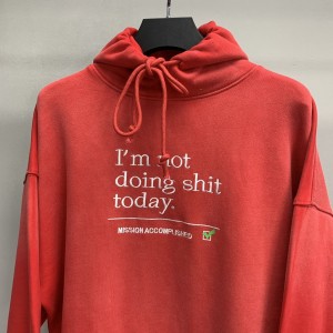 「#2298」Balenciaga lettered washed sweatshirt