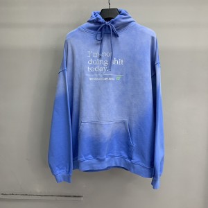 「#2299」Balenciaga lettered washed sweatshirt