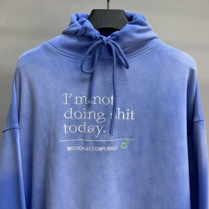 「#2299」Balenciaga lettered washed sweatshirt