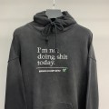 「#2300」Balenciaga lettered washed sweatshirt