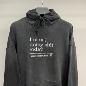 「#2300」Balenciaga lettered washed sweatshirt