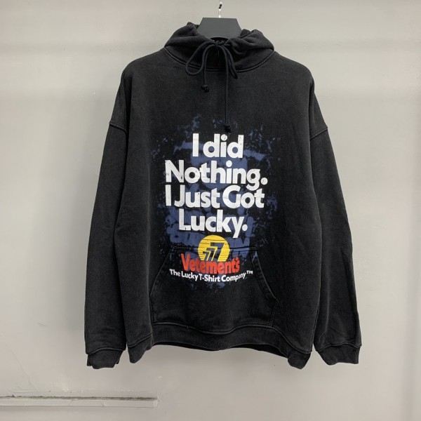 「#2302」Balenciaga Lucky hooded sweatshirt