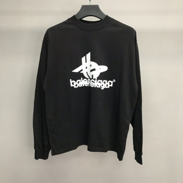 Balenciaga lettered long sleeve T-shirt