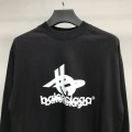 「#2304」Balenciaga lettered long sleeve T-shirt