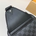 「#2328」Louis Vuitton damier graphite Men's Shoulder Bags M45302, Top Quality Size: 20X31X7cm