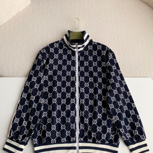 「#2342」Gucci Men's knitted sweater jacket