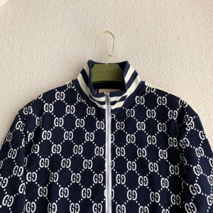 「#2342」Gucci Men's knitted sweater jacket