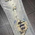 「#1854」Amiri slim fit petite straight jeans