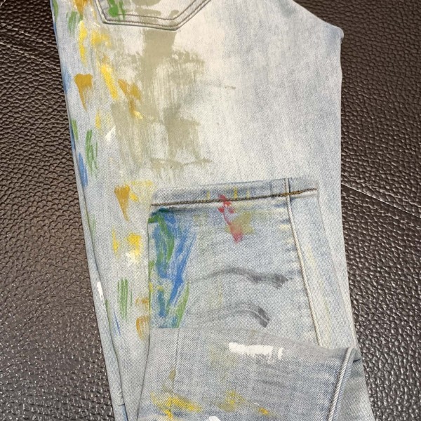 Amiri slim fit petite straight jeans