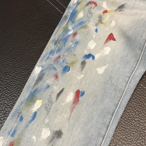 Amiri slim fit petite straight jeans