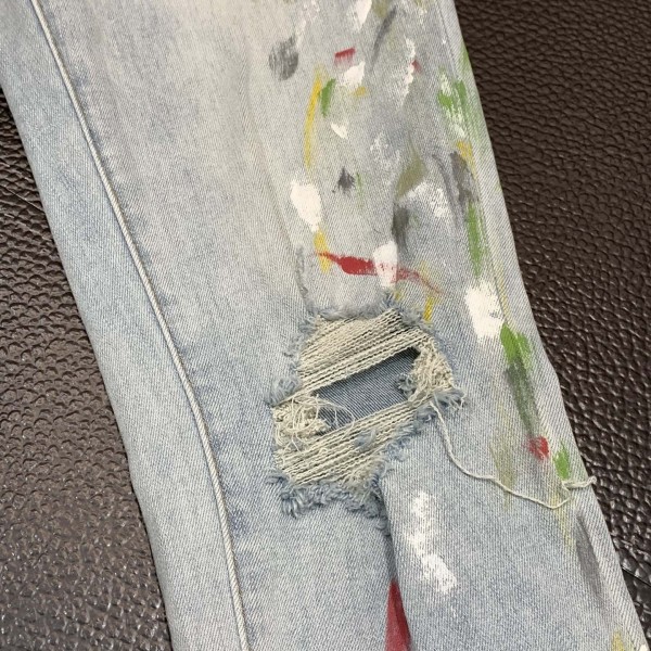 Amiri slim fit petite straight jeans