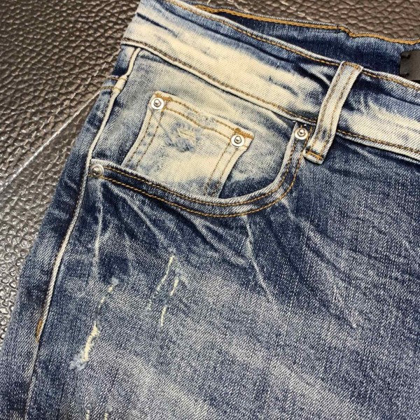 Amiri slim fit petite straight jeans