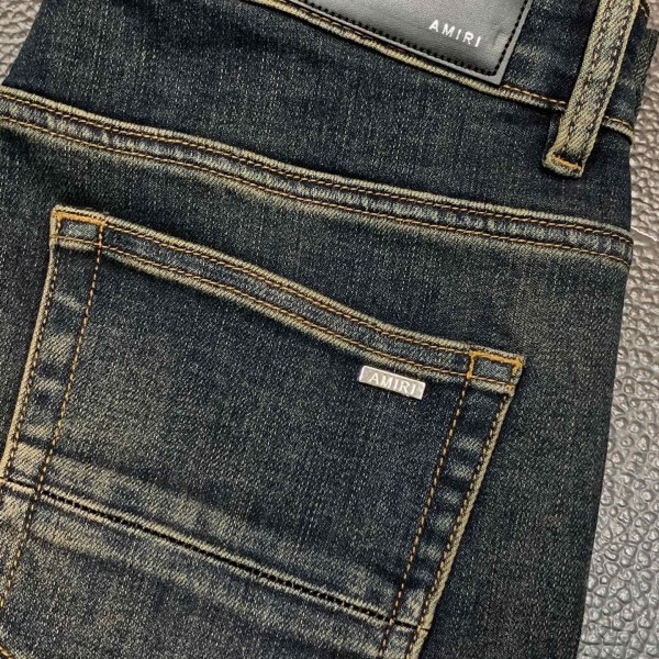 Amiri slim fit petite straight jeans
