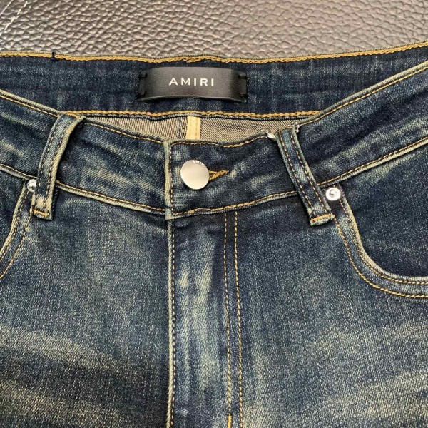 Amiri slim fit petite straight jeans