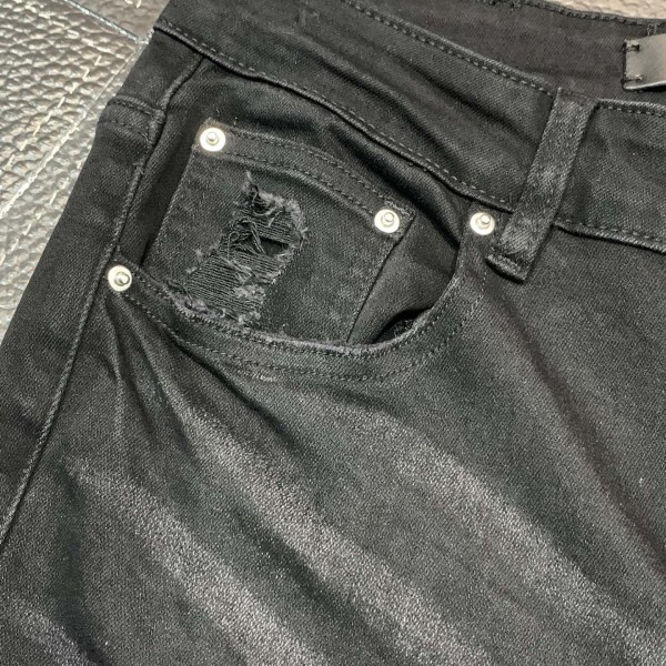 Amiri slim fit petite straight jeans