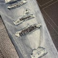 「#1834」Amiri slim fit petite straight jeans