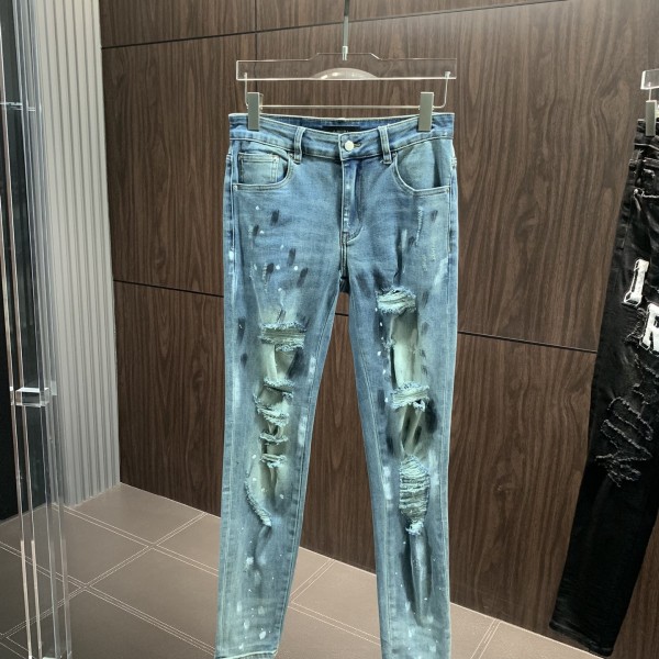 「#1832」Amiri slim fit petite straight jeans