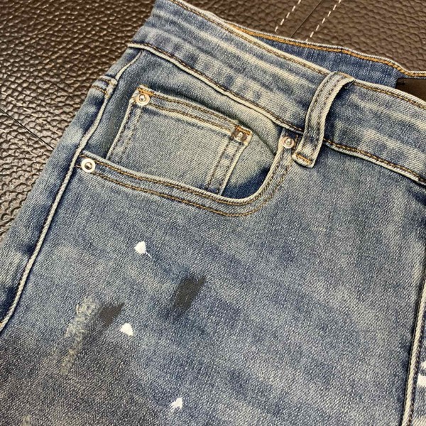 Amiri slim fit petite straight jeans