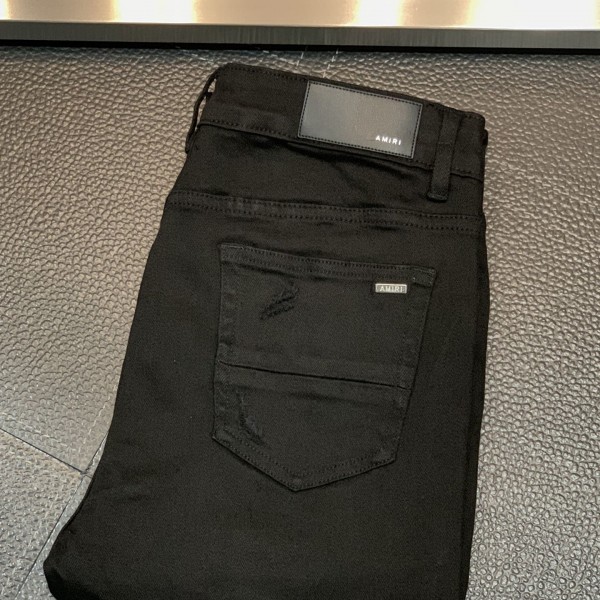 Amiri slim fit petite straight jeans