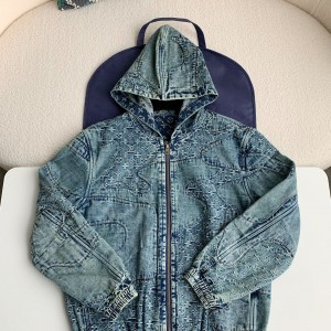 「#2388」Louis Vuitton Jean hooded jacket